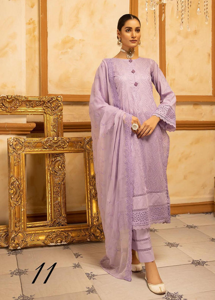 Mahee's By Riaz Arts Embroidered Lawn Suits Unstitched 3 Piece RA22M 11 - Summer Collection