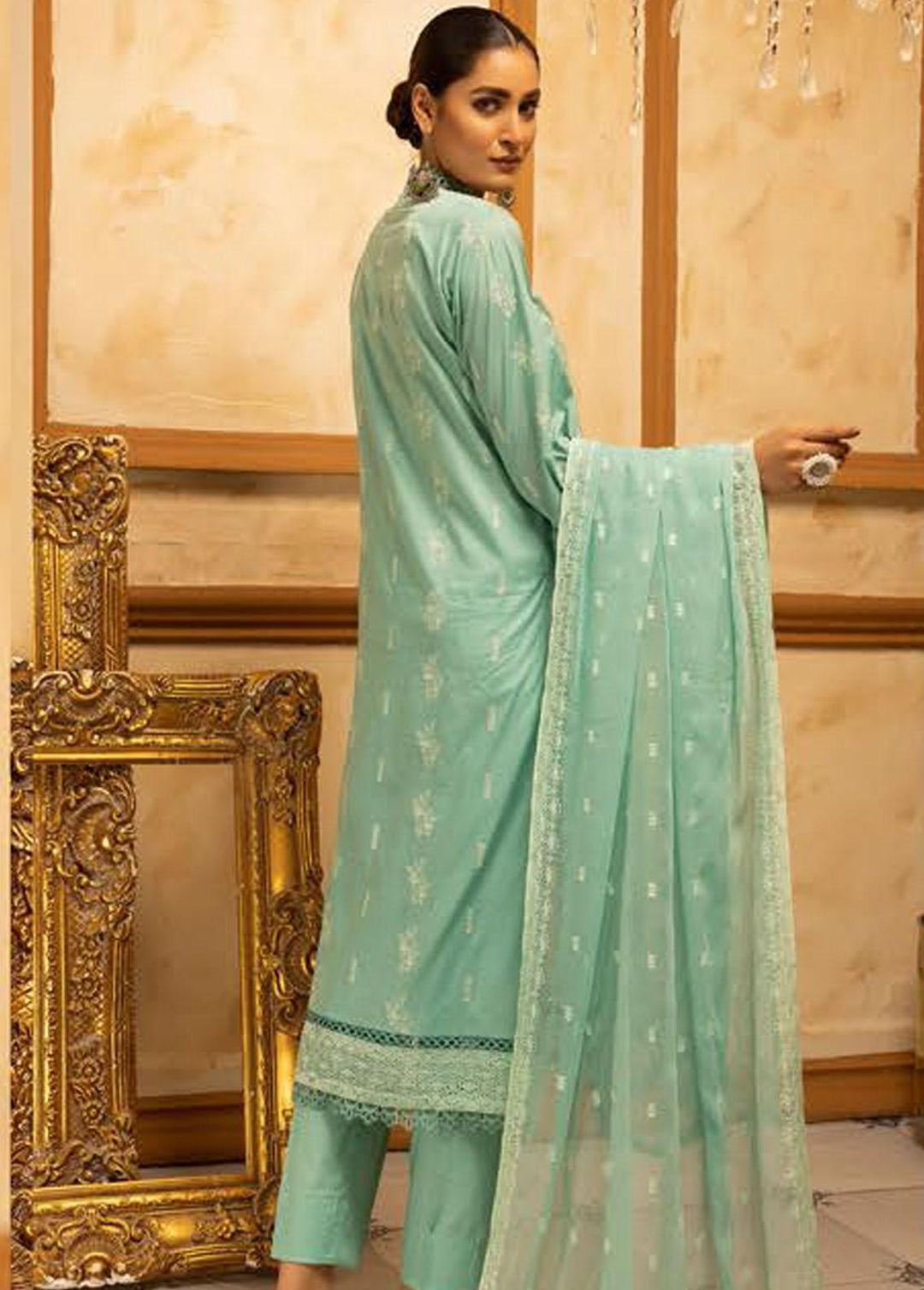 Mahee's By Riaz Arts Embroidered Lawn Suits Unstitched 3 Piece RA22M 13 - Summer Collection