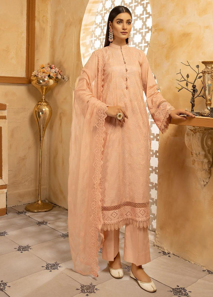 Mahee's By Riaz Arts Embroidered Lawn Suits Unstitched 3 Piece RA22M 07 - Summer Collection