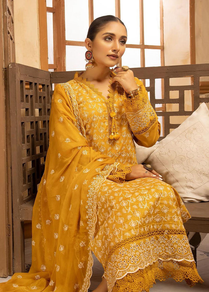 Mahee's By Riaz Arts Embroidered Lawn Suits Unstitched 3 Piece RA22M 09 - Summer Collection