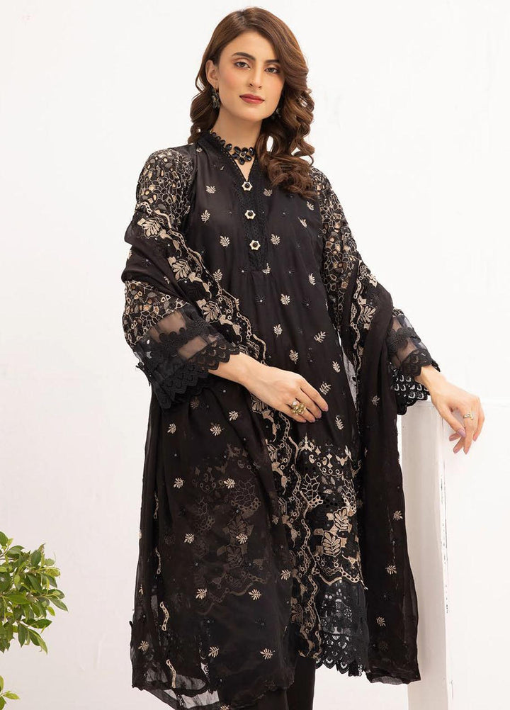 Mahees By Riaz Arts Embroidered Chikankari Lawn Suits Unstitched 3 Piece RA23M D-03 - Summer Collection
