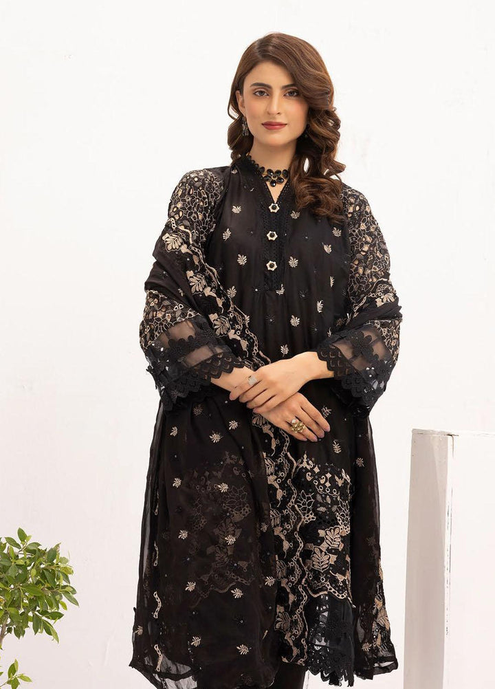 Mahees By Riaz Arts Embroidered Chikankari Lawn Suits Unstitched 3 Piece RA23M D-03 - Summer Collection