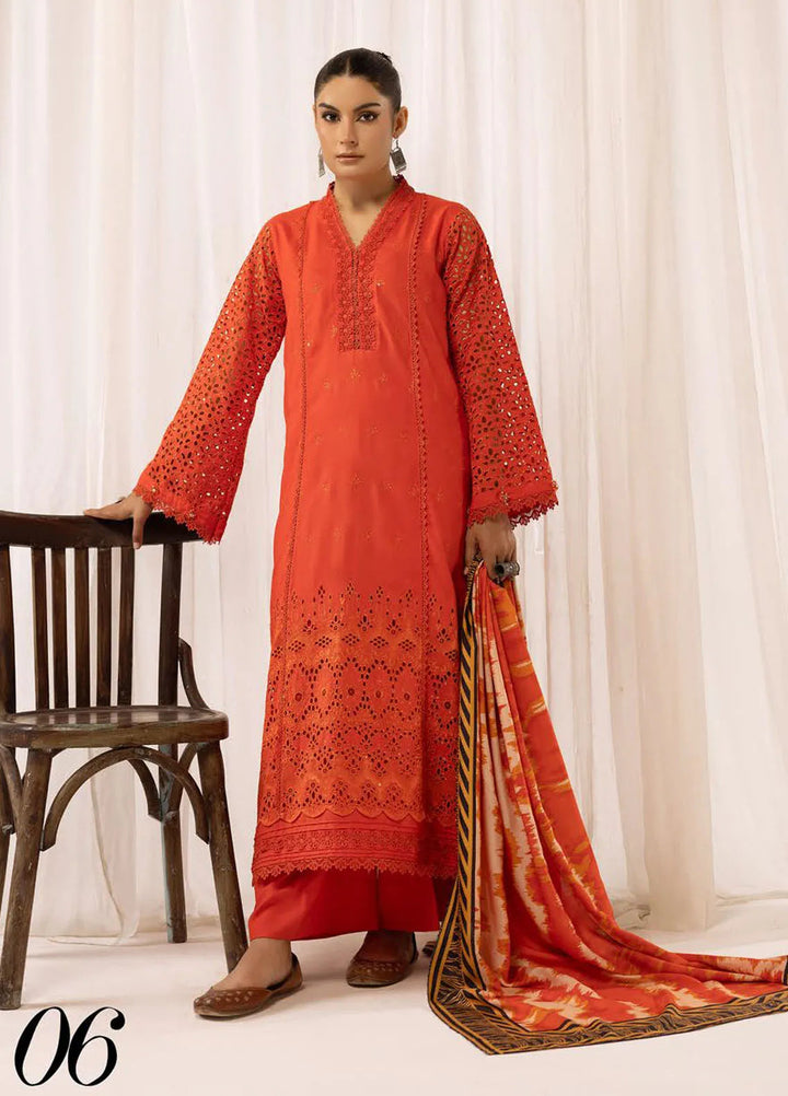 Mahees By Riaz Arts ChikanKari Slub Suit Unstitched 3 Piece RA24CW D-06 - Winter Collection