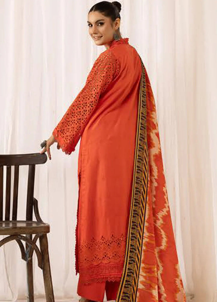 Mahees By Riaz Arts ChikanKari Slub Suit Unstitched 3 Piece RA24CW D-06 - Winter Collection