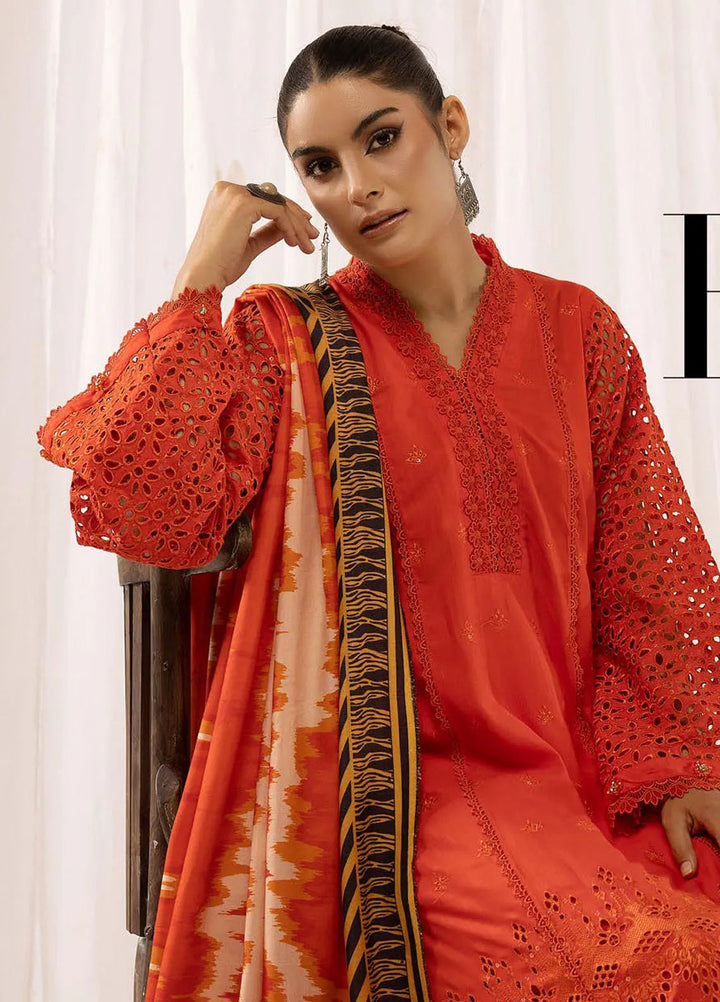 Mahees By Riaz Arts ChikanKari Slub Suit Unstitched 3 Piece RA24CW D-06 - Winter Collection