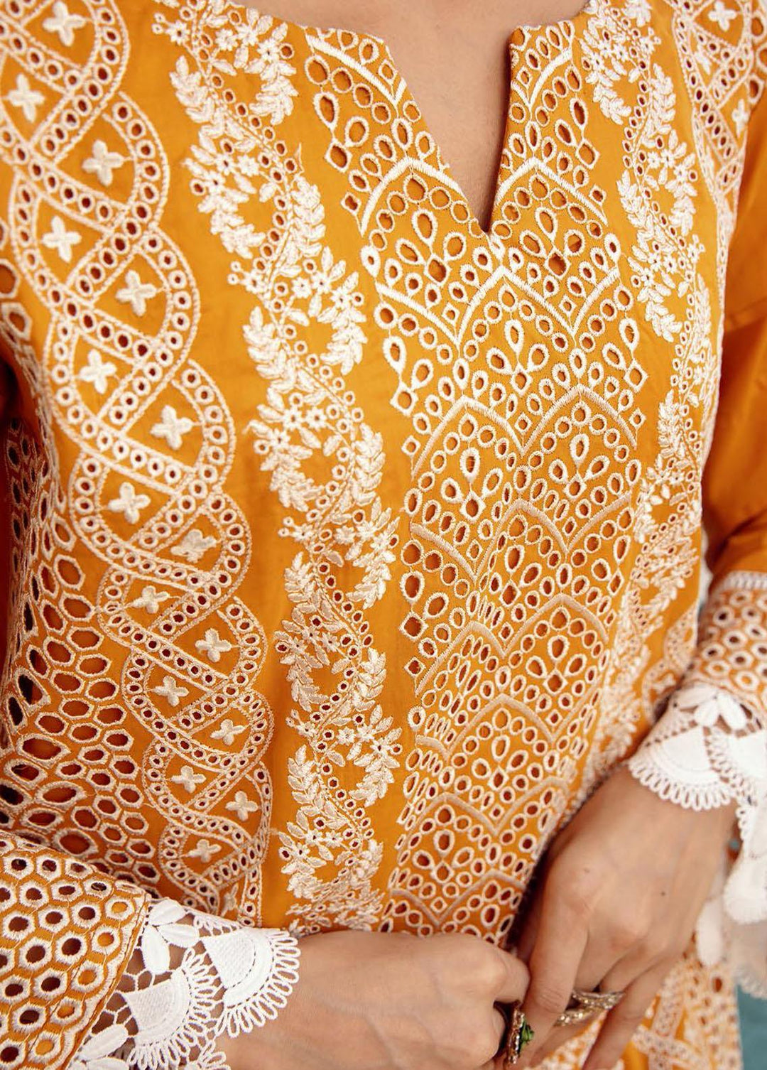 Mahees By Riaz Arts Embroidered  Suits Unstitched 3 Piece RA23-M15 01 - Summer Collection