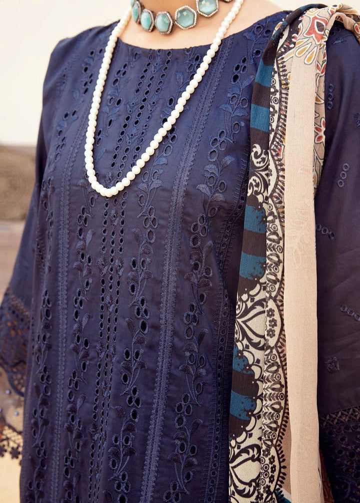 Mahees By Riaz Arts Embroidered  Suits Unstitched 3 Piece RA23-M15 10 - Summer Collection