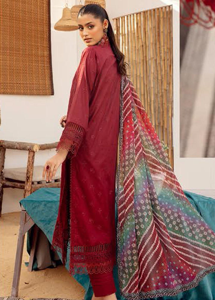 Mahees By Riaz Arts Embroidered  Suits Unstitched 3 Piece RA23-M15 02 - Summer Collection