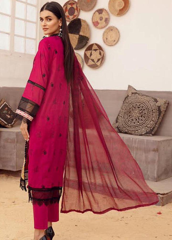 Mahees By Riaz Arts Embroidered  Suits Unstitched 3 Piece RA23-M15 04 - Summer Collection