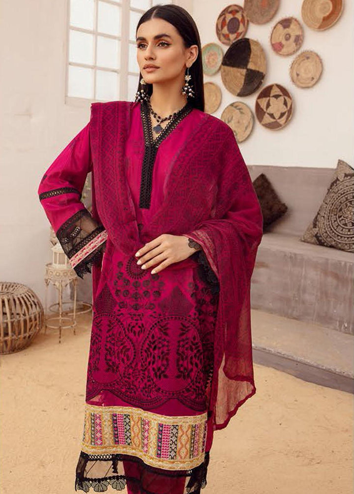 Mahees By Riaz Arts Embroidered  Suits Unstitched 3 Piece RA23-M15 04 - Summer Collection