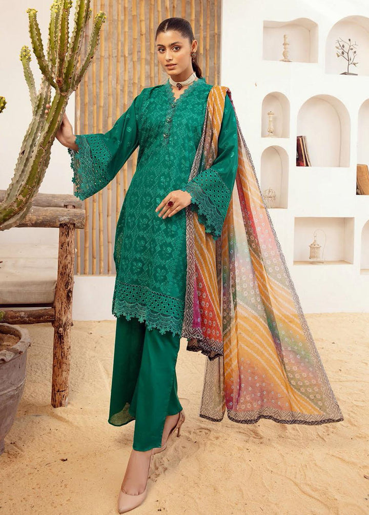 Mahees By Riaz Arts Embroidered  Suits Unstitched 3 Piece RA23-M15 05 - Summer Collection