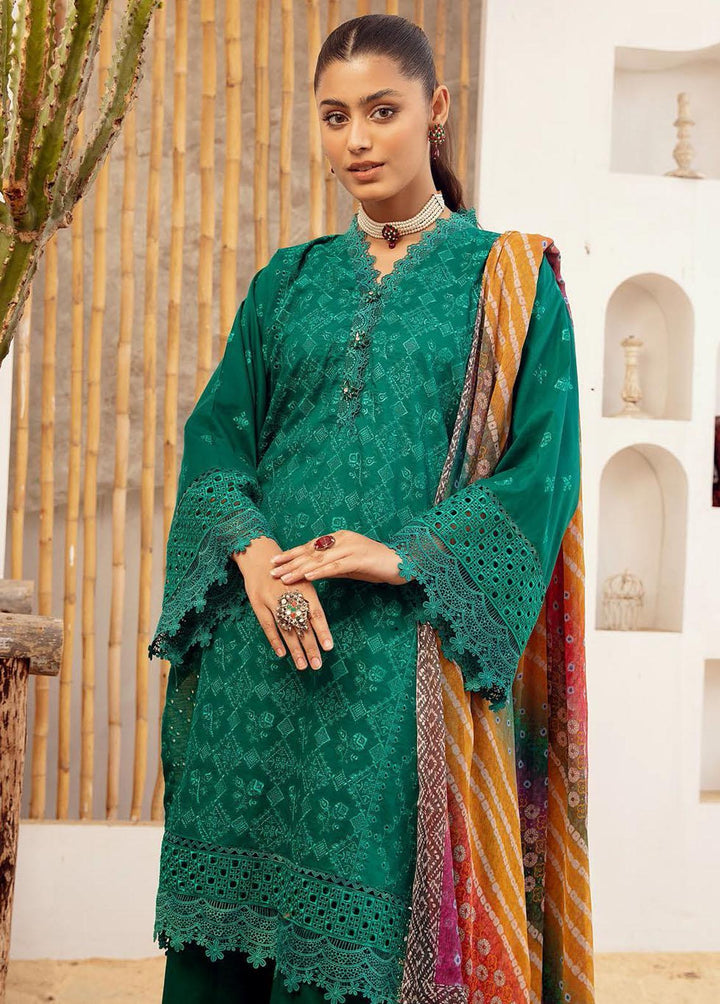 Mahees By Riaz Arts Embroidered  Suits Unstitched 3 Piece RA23-M15 05 - Summer Collection