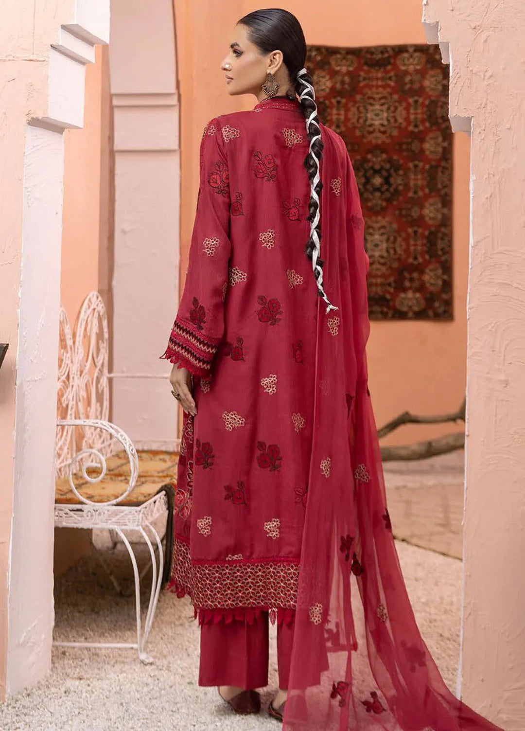 Mahees By Riaz Arts Embroidered Karandi Suit Unstitched 3 Piece RA24M9 D-02 - Winter Collection