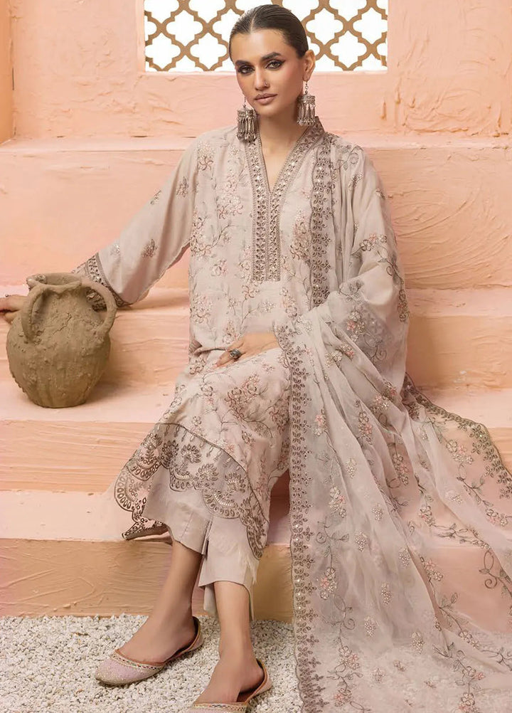 Mahees By Riaz Arts Embroidered Karandi Suit Unstitched 3 Piece RA24M9 D-05 - Winter Collection