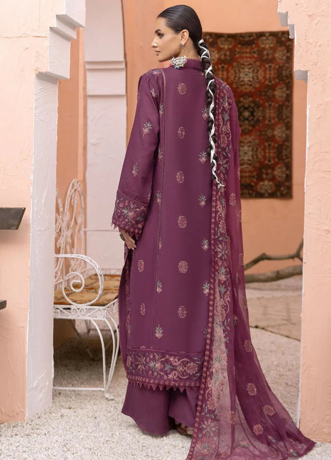 Mahees By Riaz Arts Embroidered Karandi Suit Unstitched 3 Piece RA24M9 D-06 - Winter Collection