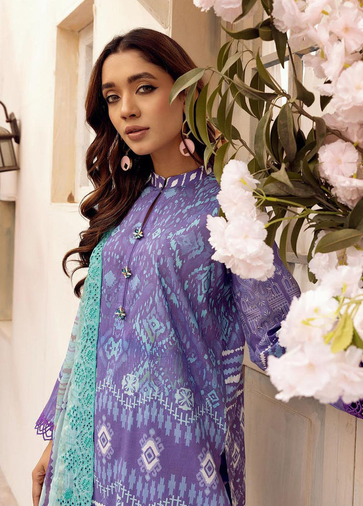 Mahees By Riaz Arts Embroidered Lawn Suits Unstitched 3 Piece RA23-M8 D-6 - Summer Collection