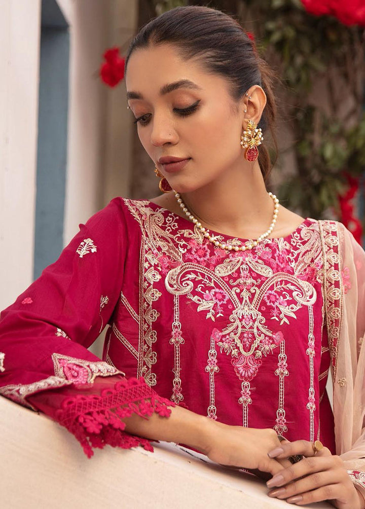 Mahees By Riaz Arts Embroidered Lawn Suits Unstitched 3 Piece RA23-M12 01 - Summer Collection
