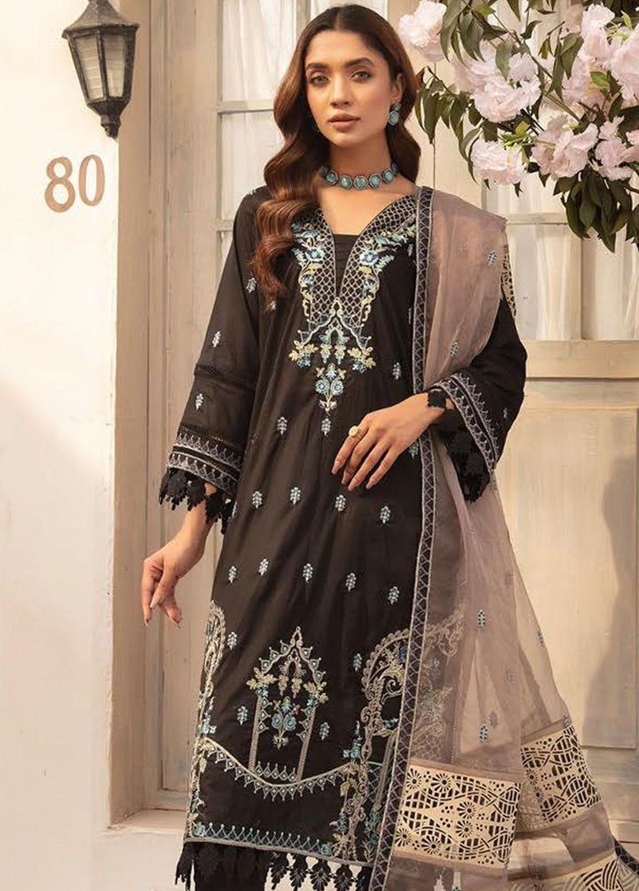 Mahees By Riaz Arts Embroidered Lawn Suits Unstitched 3 Piece RA23-M12 03 - Summer Collection