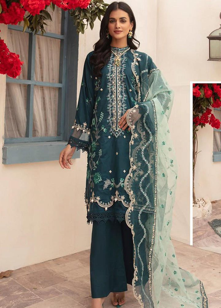 Mahees By Riaz Arts Embroidered Lawn Suits Unstitched 3 Piece RA23-M12 04 - Summer Collection