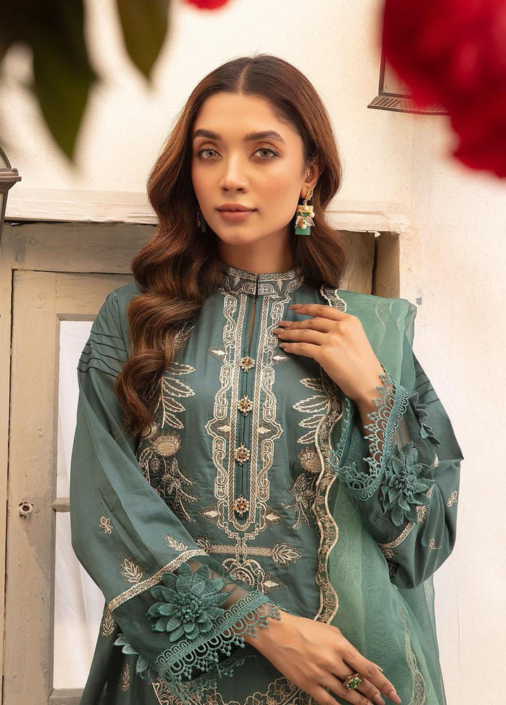 Mahees By Riaz Arts Embroidered Lawn Suits Unstitched 3 Piece RA23-M12 05 - Summer Collection