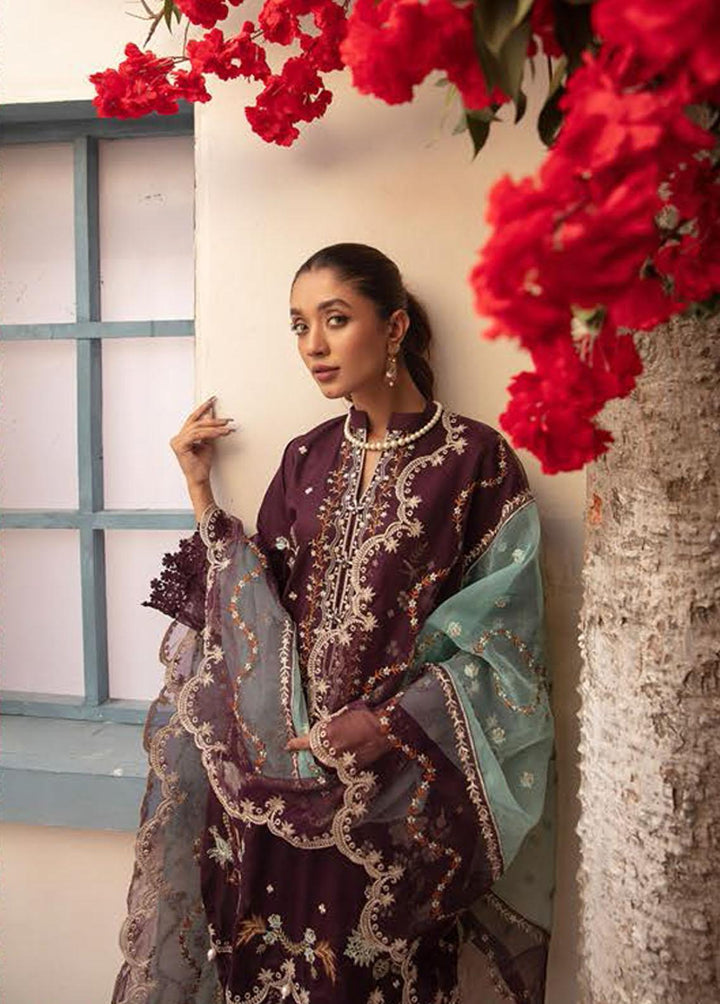 Mahees By Riaz Arts Embroidered Lawn Suits Unstitched 3 Piece RA23-M12 06 - Summer Collection