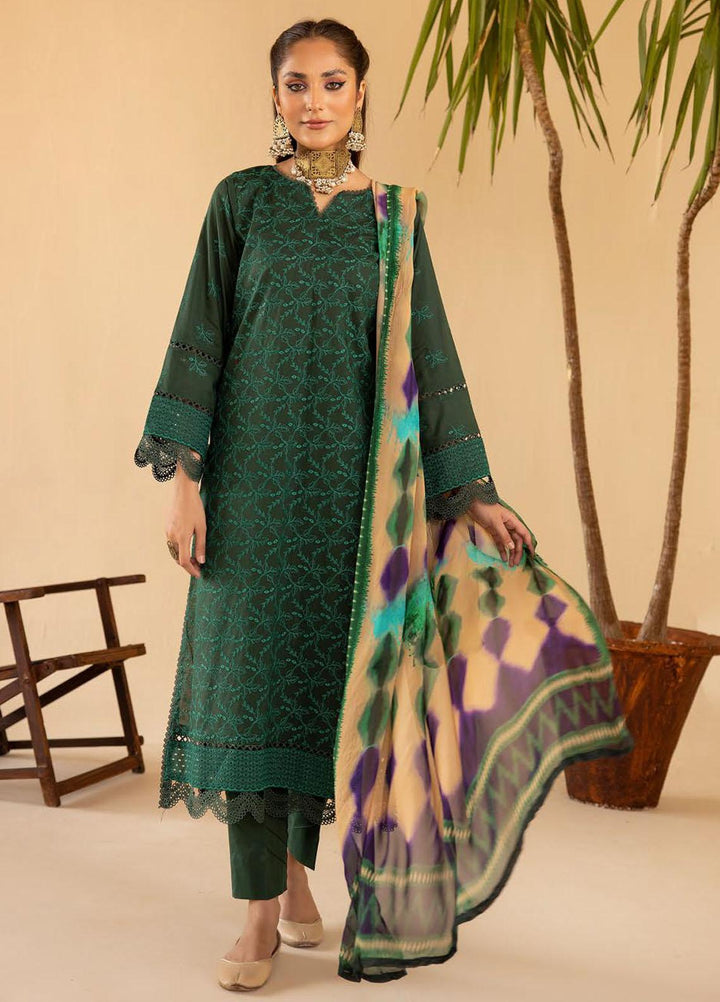 Mahees By Riaz Arts Embroidered Lawn Suits Unstitched 3 Piece RA23M-V33 D-01 - Summer Collection