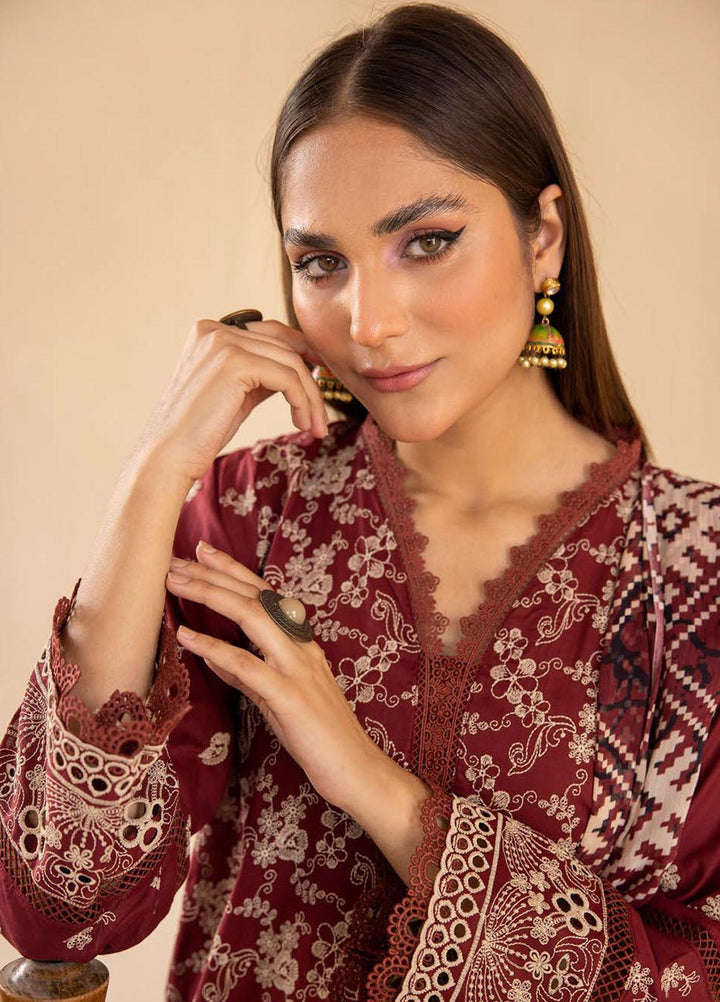 Mahees By Riaz Arts Embroidered Lawn Suits Unstitched 3 Piece RA23M-V33 D-03 - Summer Collection