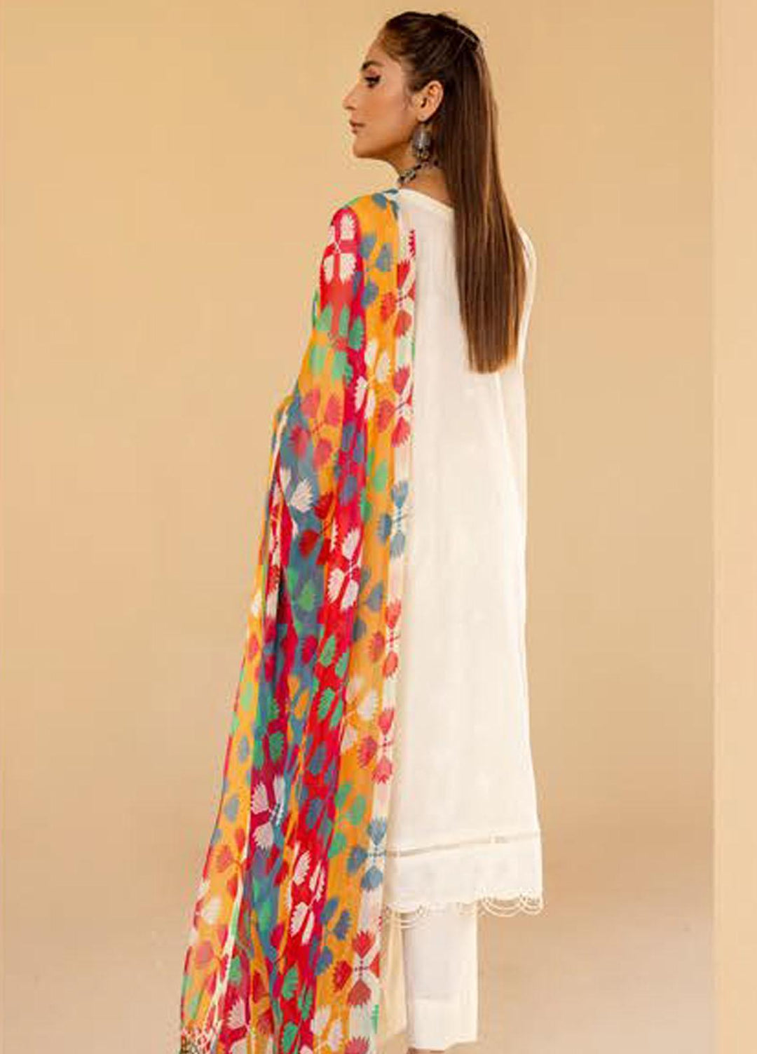 Mahees By Riaz Arts Embroidered Lawn Suits Unstitched 3 Piece RA23M-V33 D-05 - Summer Collection