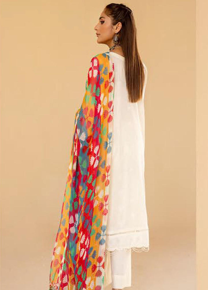 Mahees By Riaz Arts Embroidered Lawn Suits Unstitched 3 Piece RA23M-V33 D-05 - Summer Collection