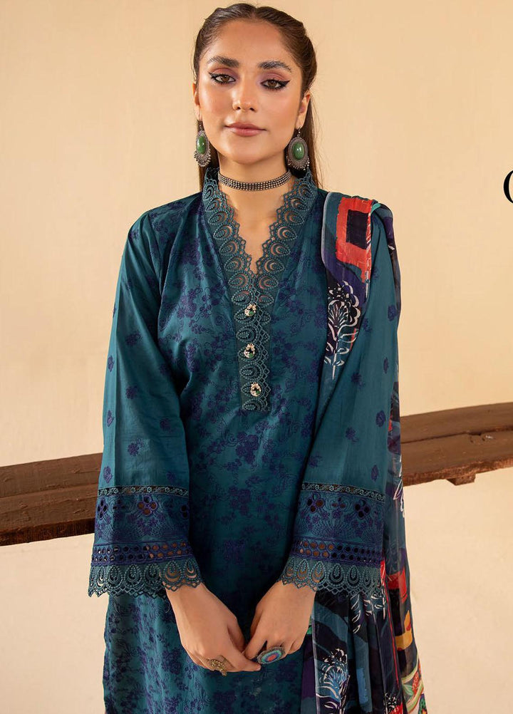 Mahees By Riaz Arts Embroidered Lawn Suits Unstitched 3 Piece RA23M-V33 D-06 - Summer Collection
