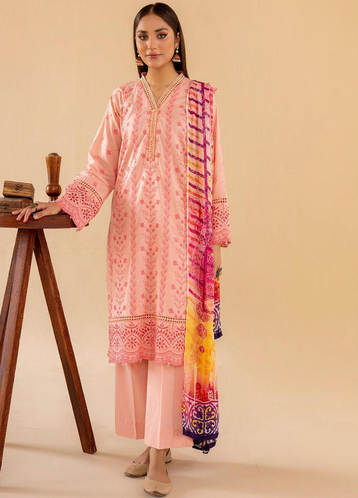 Mahees By Riaz Arts Embroidered Lawn Suits Unstitched 3 Piece RA23M-V33 D-07 - Summer Collection