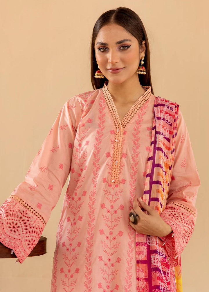 Mahees By Riaz Arts Embroidered Lawn Suits Unstitched 3 Piece RA23M-V33 D-07 - Summer Collection