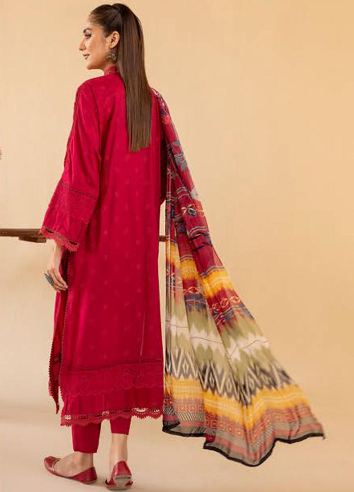 Mahees By Riaz Arts Embroidered Lawn Suits Unstitched 3 Piece RA23M-V33 D-08 - Summer Collection