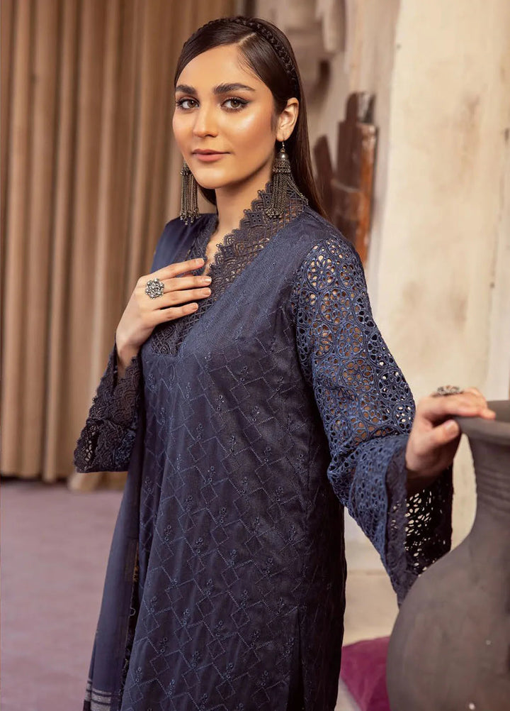 Mahees by Riaz Arts Embroidered Leather Peach Suits Unstitched 3 Piece RA24ML D-07 - Winter Collection