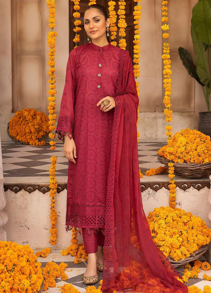 Mahees By Riaz Arts Embroidered Lawn Suits Unstitched 3 Piece RA23M-V28 D-05 - Summer Collection