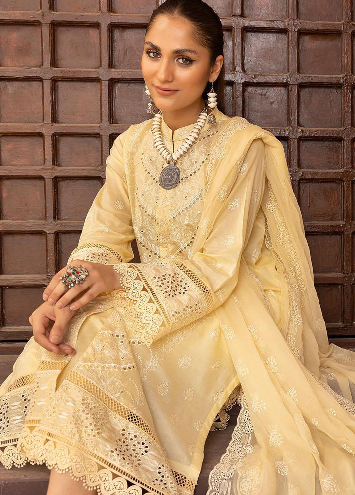 Mahees By Riaz Arts Embroidered Lawn Suits Unstitched 3 Piece RA23M-V28 D-06 - Summer Collection