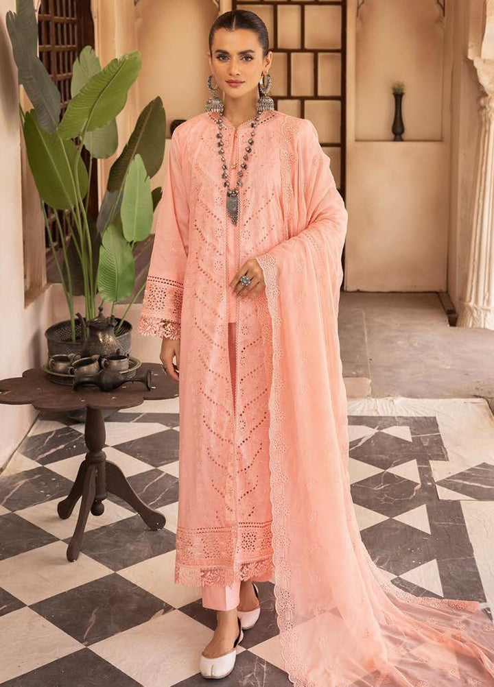 Mahees By Riaz Arts Embroidered Lawn Suits Unstitched 3 Piece RA23M-V28 D-07 - Summer Collection