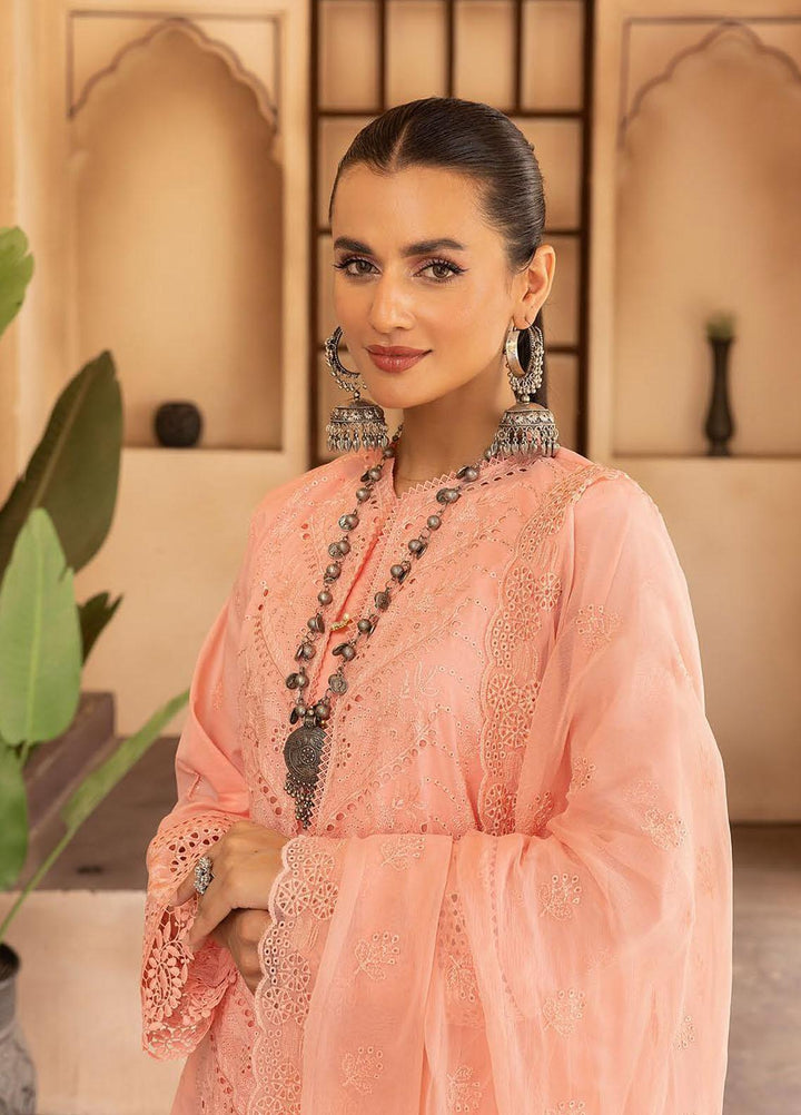 Mahees By Riaz Arts Embroidered Lawn Suits Unstitched 3 Piece RA23M-V28 D-07 - Summer Collection