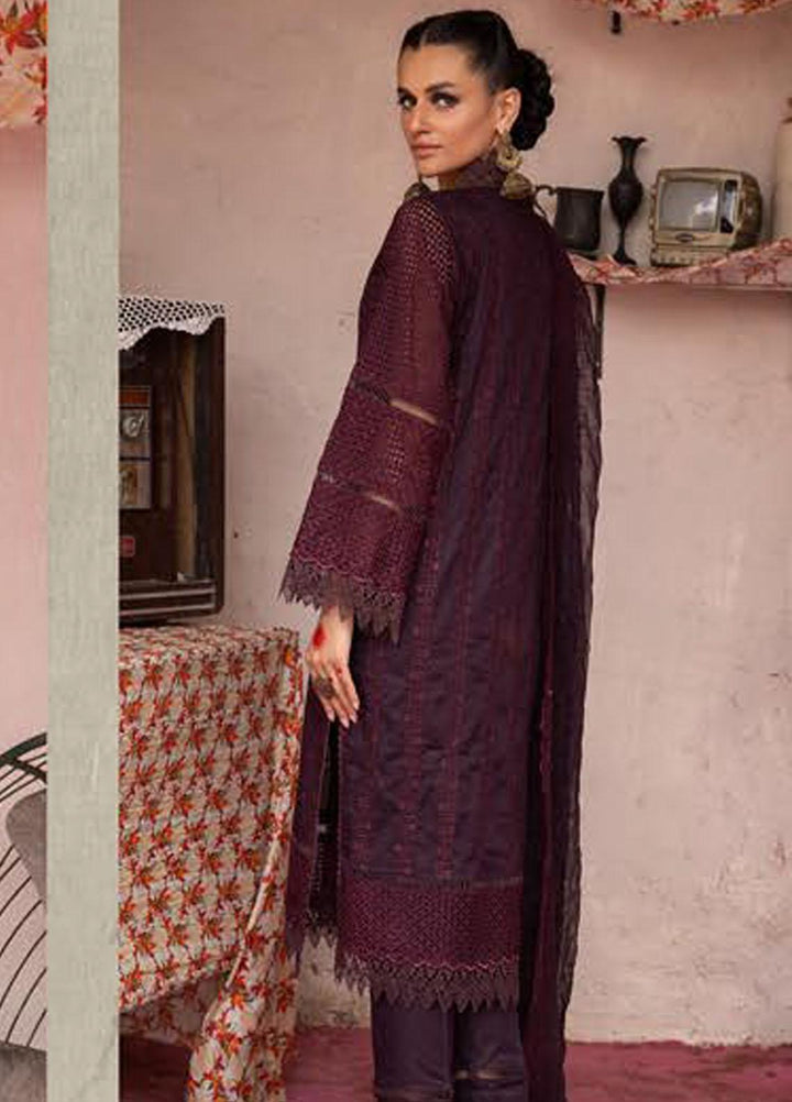 Mahees By Riaz Arts Embroidered Lawn Suits Unstitched 3 Piece RA23M-V29 D-02 - Summer Collection