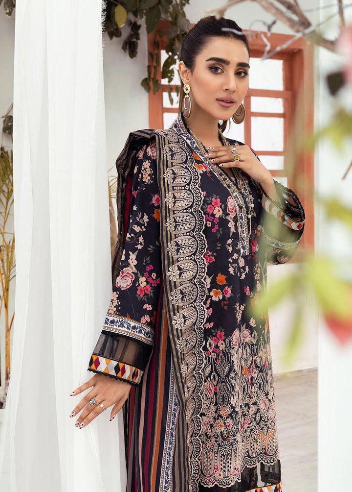 Mahees's By Riaz Arts Embroidered Lawn Suits Unstitched 3 Piece RA23-M6 03 - Summer Collection