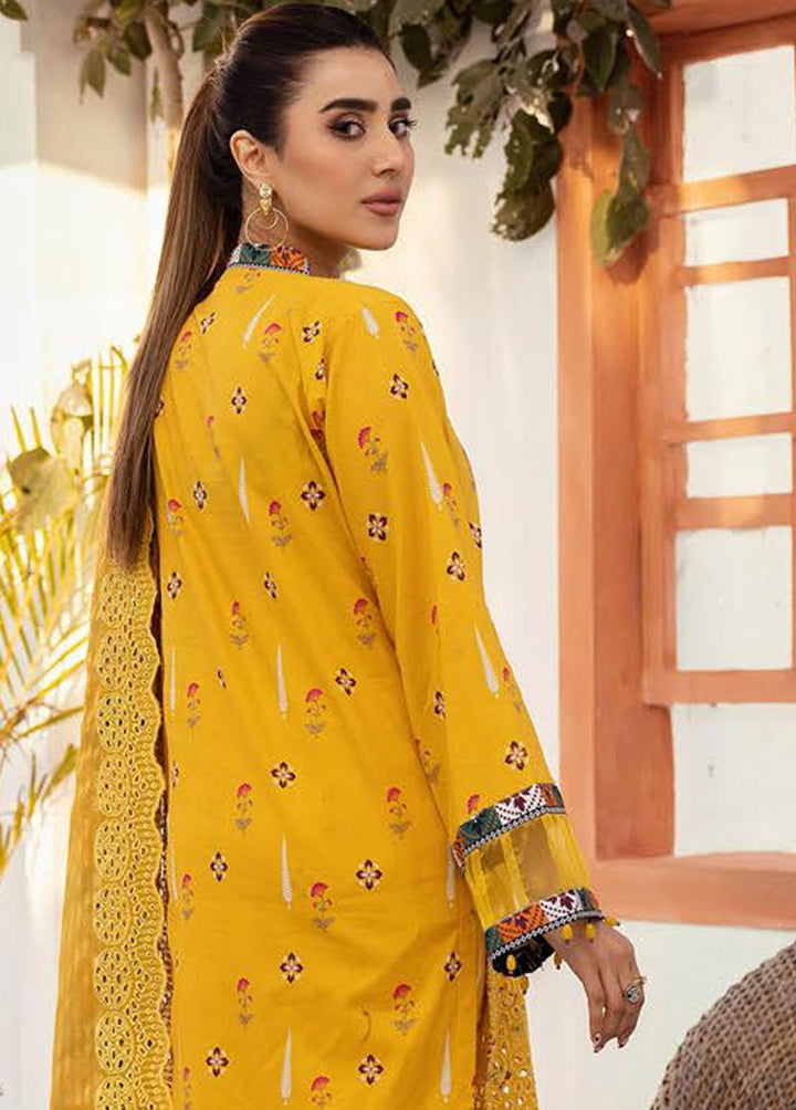 Mahees's By Riaz Arts Embroidered Lawn Suits Unstitched 3 Piece RA23-M6 06 - Summer Collection