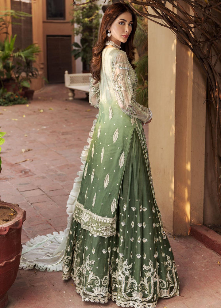 Mahermah By Emaan Adeel Embroidered Chiffon Suits Unstitched 3 Piece EA22-M2 MB-206 - Bridal Collection