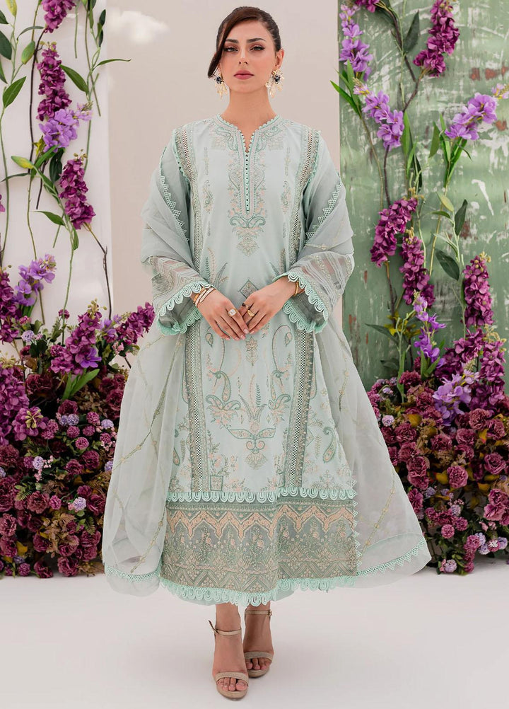 Maheru By Freesia Premium Embroidered Lawn Suits Unstitched 3 Piece FRE23MH MLFD141 Eva - Summer Collection