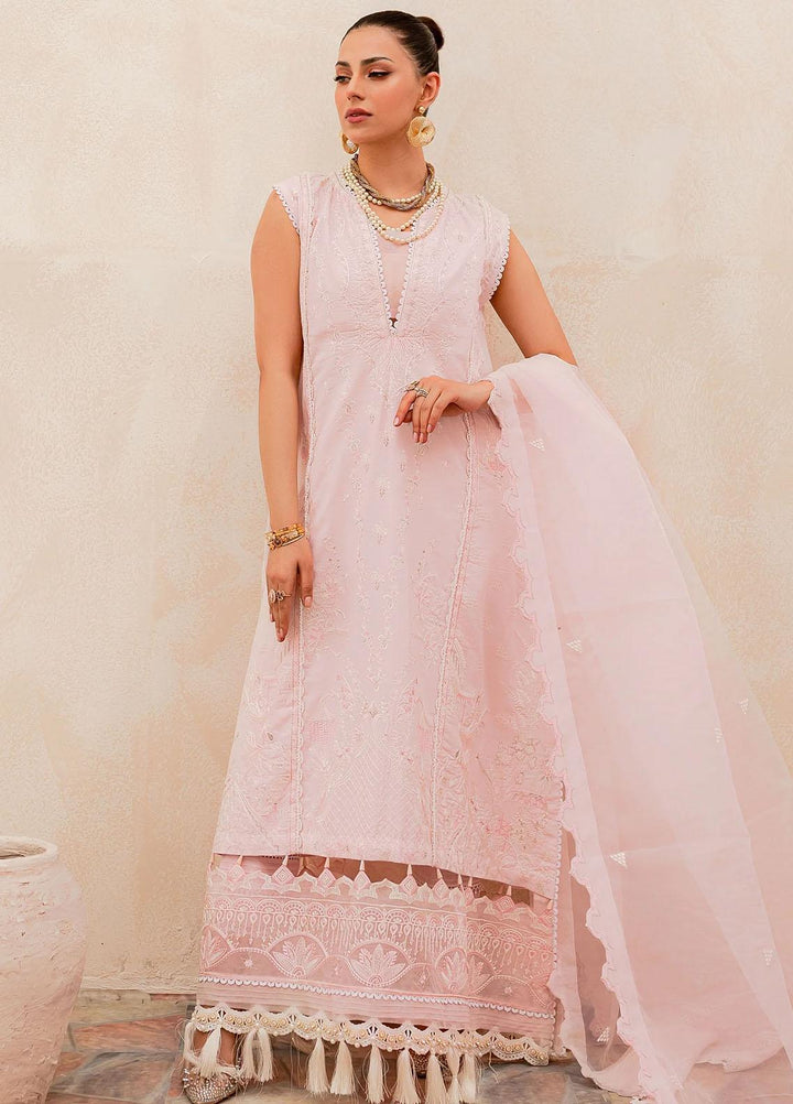 Maheru By Freesia Premium Embroidered Lawn Suits Unstitched 3 Piece FRE23MH MLFD142 Dina - Summer Collection