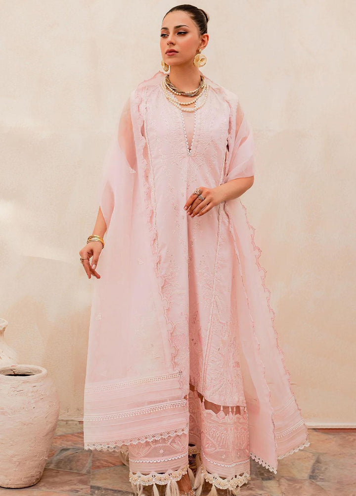 Maheru By Freesia Premium Embroidered Lawn Suits Unstitched 3 Piece FRE23MH MLFD142 Dina - Summer Collection