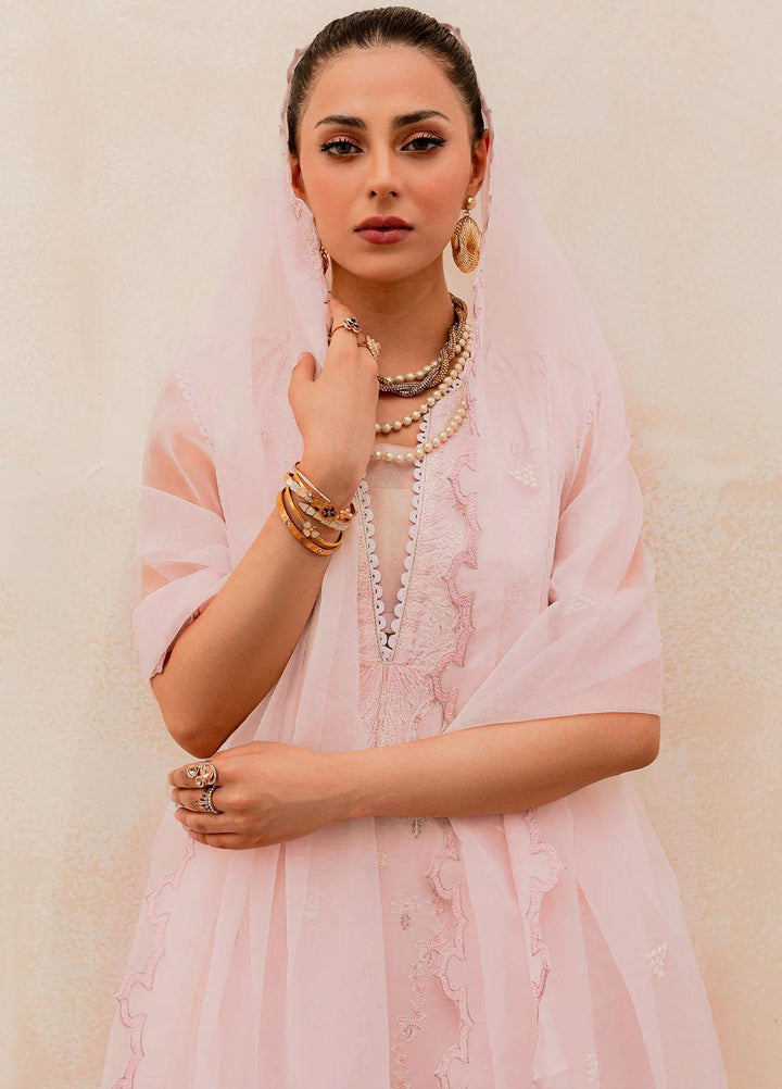 Maheru By Freesia Premium Embroidered Lawn Suits Unstitched 3 Piece FRE23MH MLFD142 Dina - Summer Collection
