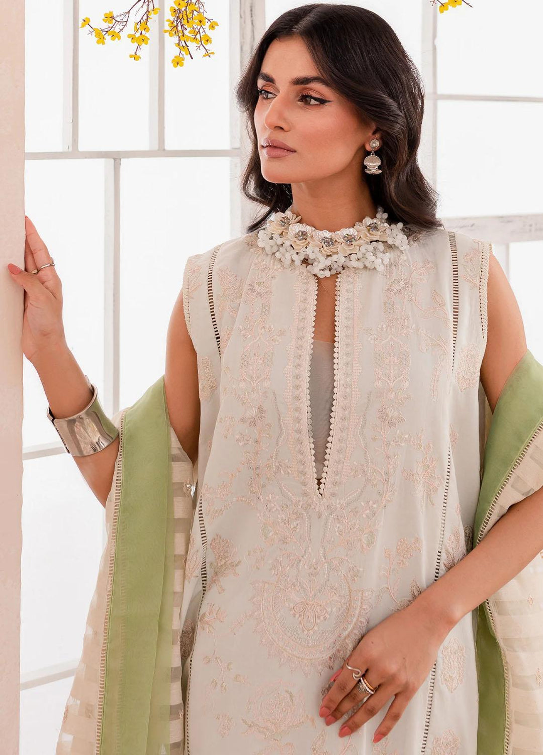 Maheru By Freesia Premium Embroidered Lawn Suits Unstitched 3 Piece FRE23MH MLFD145 Barsha - Summer Collection