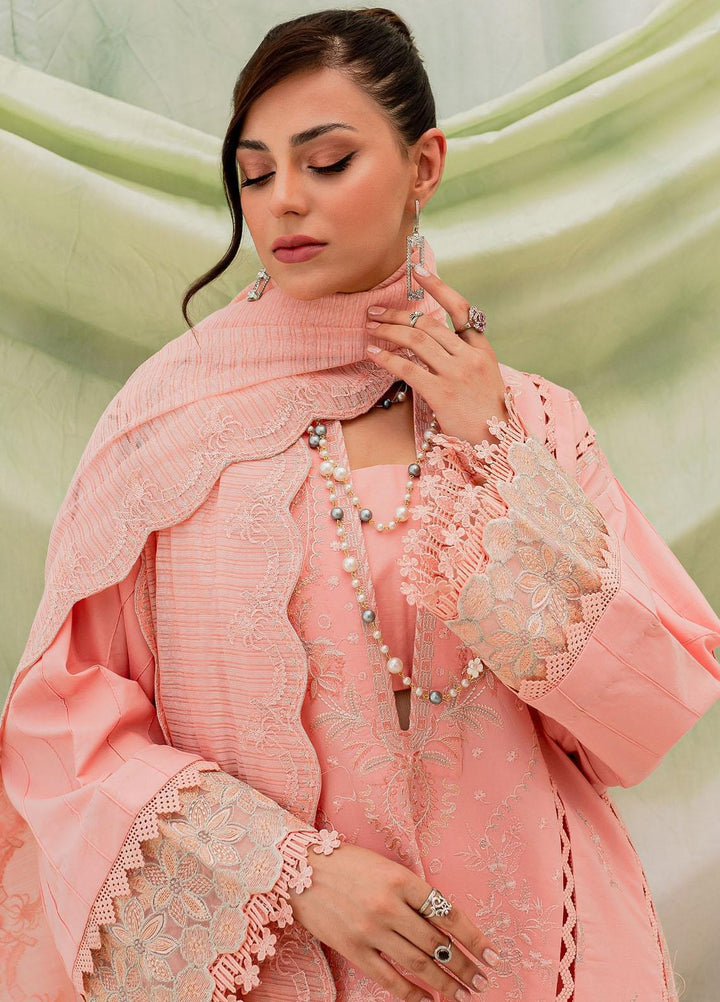 Maheru By Freesia Premium Embroidered Lawn Suits Unstitched 3 Piece FRE23MH MLFD146 Ranya - Summer Collection