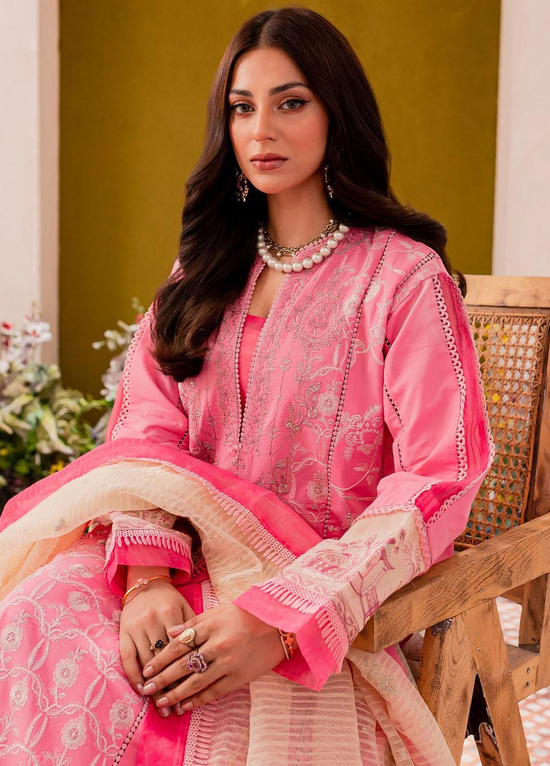 Maheru By Freesia Premium Embroidered Lawn Suits Unstitched 3 Piece FRE23MH MLFD149 Orpa - Summer Collection