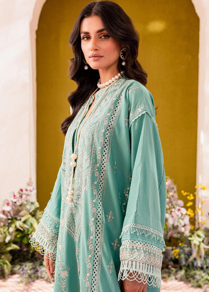 Maheru By Freesia Premium Embroidered Lawn Suits Unstitched 3 Piece FRE23MH MLFD150 Sumi - Summer Collection